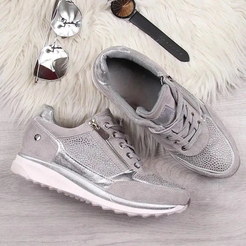 Women's Shake Sneakers Fashion Sport Comfortable Non Slip Strong Sneakers - ALLURELATION - 502, Elegant Sneakers, Luxury Sneakers, Sneakers, Sport Sneakers, Sport Women Sneakers, Strong Sneakers, Stylish Sneakers, Summer Sneakers, Water Sneakers, Women Sneakers, Womens Sneakers - Stevvex.com