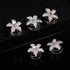 Women Shiny Flower Single Spiral Hairpin Modern Hair Pin Clip Beautiful 5 Hairpins For Ladies - STIL6587GBGUU