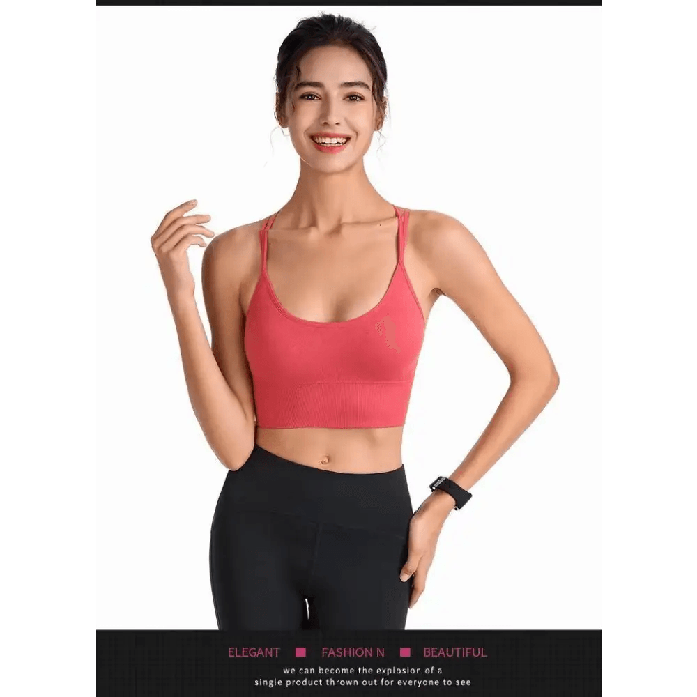 Women Sports Bra Sexy Brathable Sports Top Yoga Bra Push Up Top Female Gym Fitness Sports Underwear Female Seamless bra - ALLURELATION - 570, attractive Bra, Back Strips Bra, Beauty Back Bra, Best Fit Bra, Best Selling ladies Undergarments, Bra, Bra for Girls, Bra For Ladies, Bra for Women, Brassiere, Breathable Bra, Elegance Undergarments, Gift Bras, Hot Sale Bra, Luxury Bra, Modern Body Fit Bra, Push Up Bras, Seamless Bra, Sporta Bra, Stylish Hot Look Bra, Vintage Style Bra, Yoga Fit Top - Stevvex.com