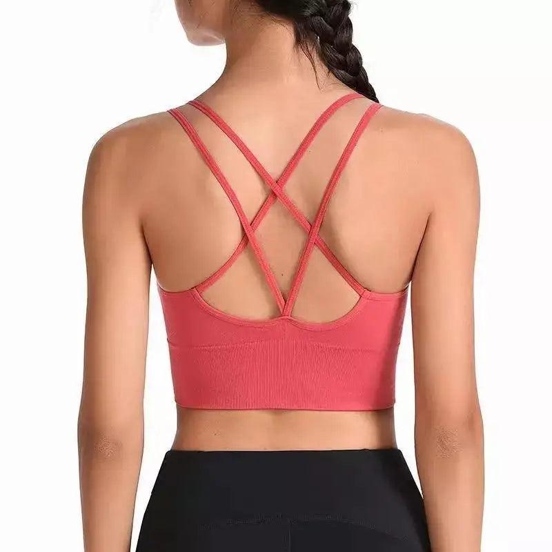 Women Sports Bra Sexy Brathable Sports Top Yoga Bra Push Up Top Female Gym Fitness Sports Underwear Female Seamless bra - ALLURELATION - 570, attractive Bra, Back Strips Bra, Beauty Back Bra, Best Fit Bra, Best Selling ladies Undergarments, Bra, Bra for Girls, Bra For Ladies, Bra for Women, Brassiere, Breathable Bra, Elegance Undergarments, Gift Bras, Hot Sale Bra, Luxury Bra, Modern Body Fit Bra, Push Up Bras, Seamless Bra, Sporta Bra, Stylish Hot Look Bra, Vintage Style Bra, Yoga Fit Top - Stevvex.com