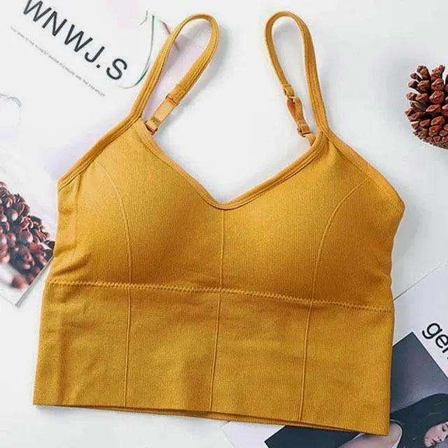 Women Sports Bra Sexy Brathable Sports Top Yoga Bra Push Up Top Female Gym Fitness Sports Underwear Female Seamless bra - ALLURELATION - 570, attractive Bra, Back Strips Bra, Beauty Back Bra, Best Fit Bra, Best Selling ladies Undergarments, Bra, Bra for Girls, Bra For Ladies, Bra for Women, Brassiere, Breathable Bra, Elegance Undergarments, Gift Bras, Hot Sale Bra, Luxury Bra, Modern Body Fit Bra, Push Up Bras, Seamless Bra, Sporta Bra, Stylish Hot Look Bra, Vintage Style Bra, Yoga Fit Top - Stevvex.com