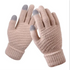 Women Winter Modern Touchscreen Gloves Thicken Warm Knitted Stretch One Size Gloves Full Finger Outdoor Skiing Gloves - STEVVEX Fashion - 717, autumn gloves, blue gloves, colorful gloves, comfortable gloves, glove, knitted gloves, men gloves, outdoor gloves, red gloves, skiing gloves, soft gloves, touch screen gloves, unisex gloves, warm gloves, white gloves, winter, women accessories - Stevvex.com