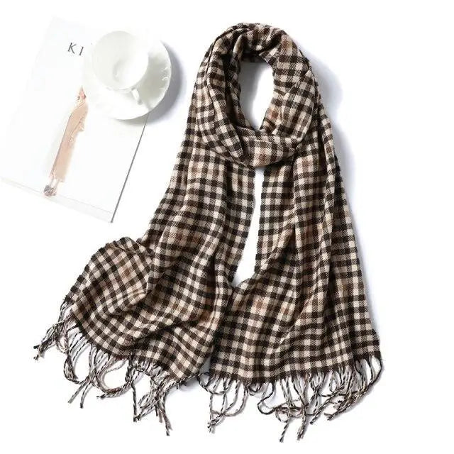 2021 Women Winter Warm Scarf Shawl Fashion Plain  Soft Long Scarves For Women Casual Wear Travel Friendly Scarfs - Treko - 2021 trends, beach scarfs, birthday gifts, casual scarfs, fashion 2021, fashion scarfs, fashionable scarfs, new trend 2021, scarfs, scarfs for women, stylish scarfs, travel scarfs, trends 2021, trendy fashionable scarfs, trendy scarfs, trendy scarfs 021, trendy scarfs for women, winter scarfs- Stevvex.com