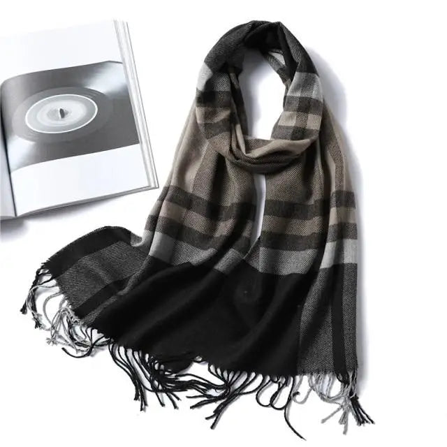 2021 Women Winter Warm Scarf Shawl Fashion Plain  Soft Long Scarves For Women Casual Wear Travel Friendly Scarfs - Treko - 2021 trends, beach scarfs, birthday gifts, casual scarfs, fashion 2021, fashion scarfs, fashionable scarfs, new trend 2021, scarfs, scarfs for women, stylish scarfs, travel scarfs, trends 2021, trendy fashionable scarfs, trendy scarfs, trendy scarfs 021, trendy scarfs for women, winter scarfs- Stevvex.com