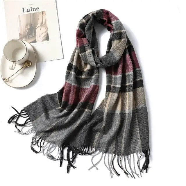 2021 Women Winter Warm Scarf Shawl Fashion Plain  Soft Long Scarves For Women Casual Wear Travel Friendly Scarfs - Treko - 2021 trends, beach scarfs, birthday gifts, casual scarfs, fashion 2021, fashion scarfs, fashionable scarfs, new trend 2021, scarfs, scarfs for women, stylish scarfs, travel scarfs, trends 2021, trendy fashionable scarfs, trendy scarfs, trendy scarfs 021, trendy scarfs for women, winter scarfs- Stevvex.com