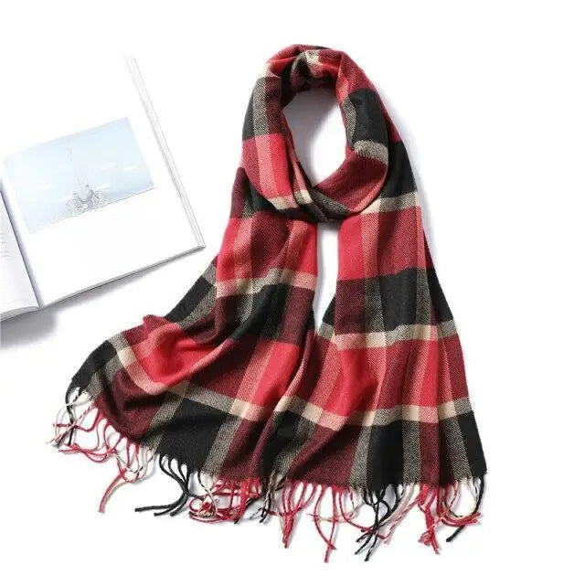 2021 Women Winter Warm Scarf Shawl Fashion Plain  Soft Long Scarves For Women Casual Wear Travel Friendly Scarfs - Treko - 2021 trends, beach scarfs, birthday gifts, casual scarfs, fashion 2021, fashion scarfs, fashionable scarfs, new trend 2021, scarfs, scarfs for women, stylish scarfs, travel scarfs, trends 2021, trendy fashionable scarfs, trendy scarfs, trendy scarfs 021, trendy scarfs for women, winter scarfs- Stevvex.com