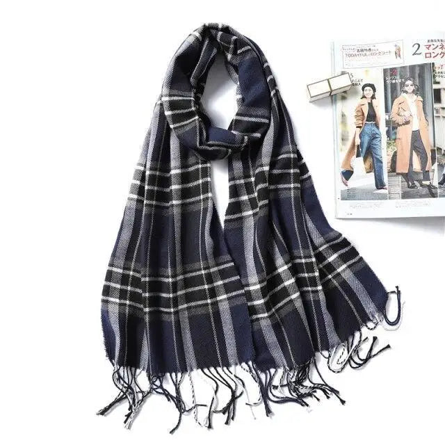 2021 Women Winter Warm Scarf Shawl Fashion Plain  Soft Long Scarves For Women Casual Wear Travel Friendly Scarfs - Treko - 2021 trends, beach scarfs, birthday gifts, casual scarfs, fashion 2021, fashion scarfs, fashionable scarfs, new trend 2021, scarfs, scarfs for women, stylish scarfs, travel scarfs, trends 2021, trendy fashionable scarfs, trendy scarfs, trendy scarfs 021, trendy scarfs for women, winter scarfs- Stevvex.com