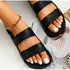 Womens Black Buckle Sandals Soft Casual Thick Comfort Fashion Stylish Design Women Sandals - ALLURELATION - 502, Beach Sandals, Black Sandals, Buckle Strap, Buckle Strap Sandals, Elastic Sandals, Elegant Sandals, Exclusive Womens Sandals, Sandals, Strong Sandals, Stylish Sandals, Summer Sandals, Women Sandals, Womens Sandals - Stevvex.com