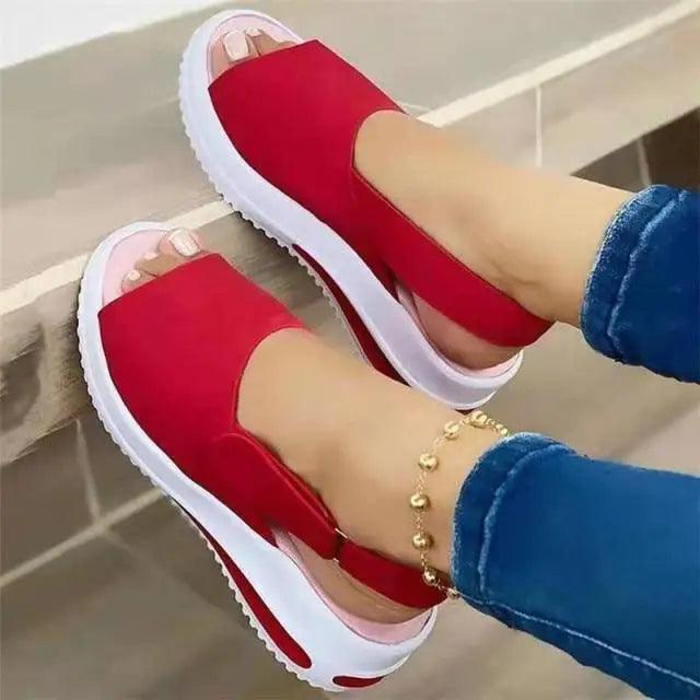 Womens Casual Stylish Sandals Summer Flats Elegant Comfort Buckle Strap Fashion Design - ALLURELATION - 502, Beach Sandals, Black Sandals, Buckle Strap, Buckle Strap Sandals, Elegant Sandals, Exclusive Womens Sandals, Fashion Sandals, Flats Sandals, Luxury Sandals, Modern Sandals, New Style, Women Sandals, Womens Sandals - Stevvex.com