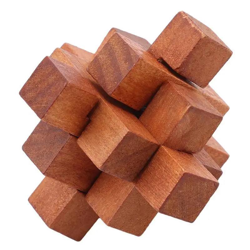 Wooden Lock Game Toy For Children Adults Kids Drop Shipping IQ Brain Teaser Interlocking Burr Puzzles - STEVVEX Baby - baby, birthday gifts, blocks, brain teasers, christmas gifts, educational toys, fun, intellectual toys, mind storming, newyear toys, toys, toys for kids, wooden - Stevvex.com