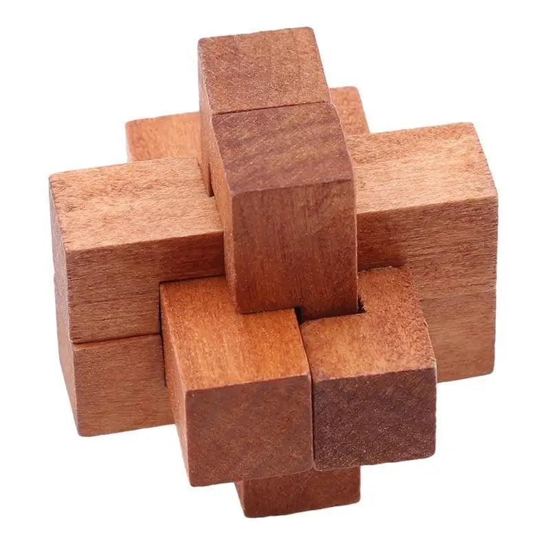 Wooden Lock Game Toy For Children Adults Kids Drop Shipping IQ Brain Teaser Interlocking Burr Puzzles - STEVVEX Baby - baby, birthday gifts, blocks, brain teasers, christmas gifts, educational toys, fun, intellectual toys, mind storming, newyear toys, toys, toys for kids, wooden - Stevvex.com