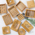 Wooden Natural Bamboo Soap Dishes Tray Holder Storage Soap Rack Plate Box Container Portable Bathroom Soap Dish Storage