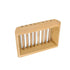 Wooden Natural Bamboo Soap Dishes Tray Holder Storage Soap Rack Plate Box Container Portable Bathroom Soap Dish Storage