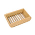 Wooden Natural Bamboo Soap Dishes Tray Holder Storage Soap Rack Plate Box Container Portable Bathroom Soap Dish Storage