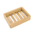 Wooden Natural Bamboo Soap Dishes Tray Holder Storage Soap Rack Plate Box Container Portable Bathroom Soap Dish Storage