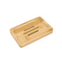 Wooden Natural Bamboo Soap Dishes Tray Holder Storage Soap Rack Plate Box Container Portable Bathroom Soap Dish Storage