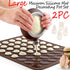 1-2pc/set Large Macaroon Kit Silicone Mat Non-Stick Baking Mold Set 48 Capacity Pot Cake Decorating Supplies Macaron Silicone Mat Non-Stick Silicone Macaron Reusable Baking Mold Set - ALLURELATION - 544, Baking Cup, Baking Mold, Baking Tools, Best Selling Molds, Cake Molds, Chocolate Mold, Cookie Molds, Cupcake, Decoration Molds, Decoration Tool, Donut Molds, Fondant Mold, Food Decoration, High Quality Molds, Kitchen Accessories, Kitchen Baking Mold, Latest Molds, Molds, Moulds, Silicone Molds - Stevvex.com