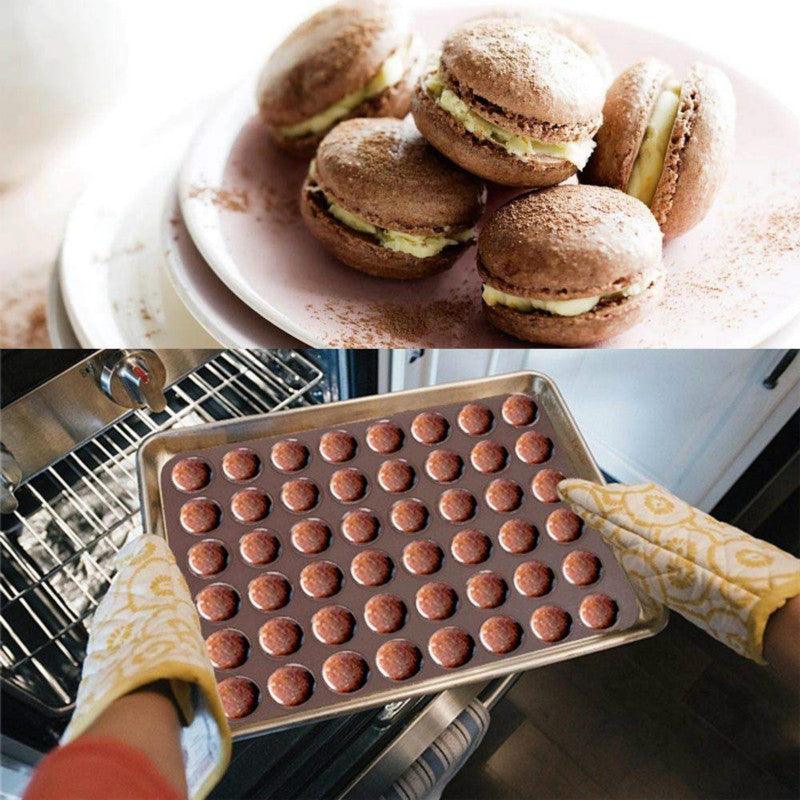 1-2pc/set Large Macaroon Kit Silicone Mat Non-Stick Baking Mold Set 48 Capacity Pot Cake Decorating Supplies Macaron Silicone Mat Non-Stick Silicone Macaron Reusable Baking Mold Set - ALLURELATION - 544, Baking Cup, Baking Mold, Baking Tools, Best Selling Molds, Cake Molds, Chocolate Mold, Cookie Molds, Cupcake, Decoration Molds, Decoration Tool, Donut Molds, Fondant Mold, Food Decoration, High Quality Molds, Kitchen Accessories, Kitchen Baking Mold, Latest Molds, Molds, Moulds, Silicone Molds - Stevvex.com