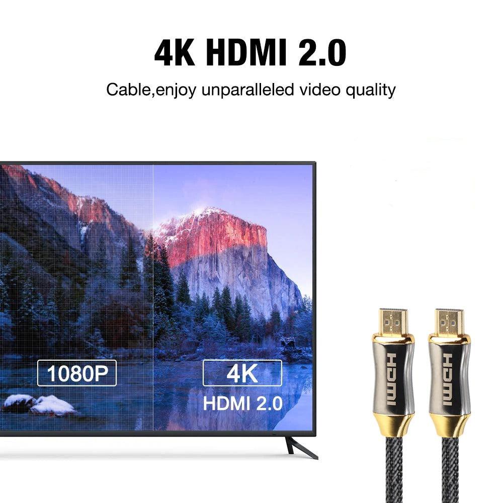 4K Display Port To HDMI Cable Adapter HDMI To HDMI Cable High Speed 2.0 Golden Plated Connection Cable Cord Compatible For UHD FHD - STEVVEX Cable - 220, 4K display port, 4K Display Port To HDMI, 4K HDMI Cable, 4k resolution, 4k ultra HD, adapter, Adapter cables, adapter for computer, adapter for pc, adapter for tv, cable, cable adapter, cable for computer, cable for PC, cable for tv, display port, display port cable, HDMI, HDMI cable, HDMI Cable 4K, HDMI Cable Adapter, HDMI to HDMI Cable, HDR - Stevvex.com