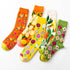 1 Pair Women Socks Cartoon Dog Octopus Flower Plant Kawaii Funny Casual Female Cotton Sock Hosiery Streetwear Harajuku Crew Sock For Women