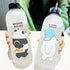 1000ml Water Bottles Cute Panda Bear Cup With Straw Transparent Cartoon Water Bottle Drinkware Frosted Cup Leak-proof  Plastic Straw Cartoon Frosted Leak Proof Panda Bear Pattern Transparent Water Cup Sports Drink Water Bottle