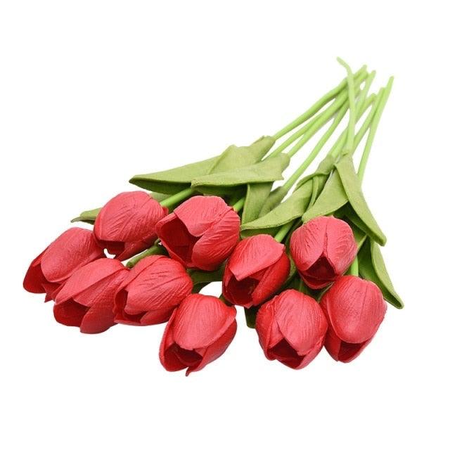 10Pcs High Quality Real Touch Calla Lily Artificial Flowers Bouquet For Wedding Bridal Home Kitchen Table Flower Decoration Home Decor