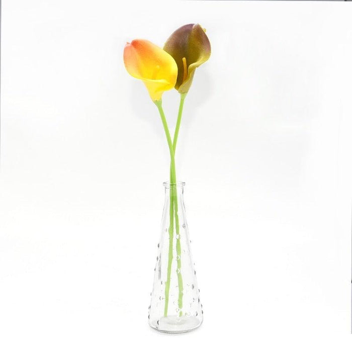 10Pcs High Quality Real Touch Calla Lily Artificial Flowers Bouquet For Wedding Bridal Home Kitchen Table Flower Decoration Home Decor