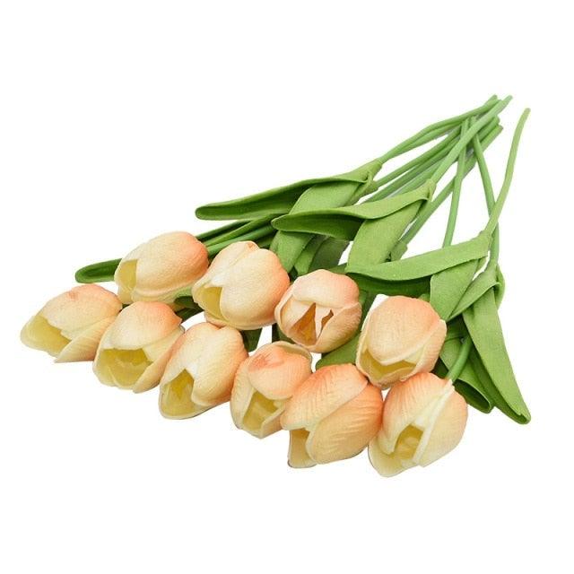 10Pcs High Quality Real Touch Calla Lily Artificial Flowers Bouquet For Wedding Bridal Home Kitchen Table Flower Decoration Home Decor