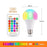 110V 220V Bluetooth E27 RGBW LED Bulb Lights 5W 10W 15W RGB Lampada Changeable Colorful RGBWW LED Lamp With Remote+Memory Mode  Smart Light Bulbs, RGBCW Color Changing Light Bulb Dimmable, 7W A19 led Bulb 60W Equivalent, Smart Bulbs That Work