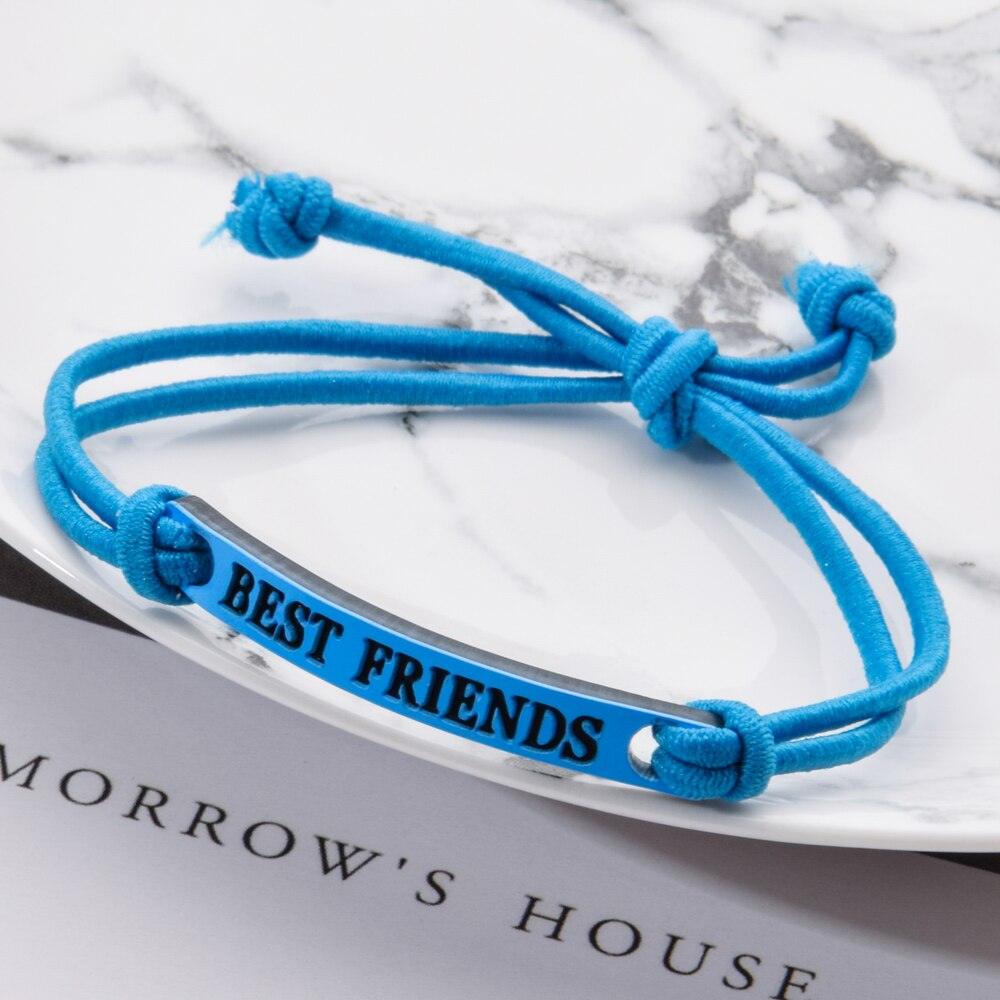 12 pcs/set Charms Bracelet Couple Braided Adjustable Elastic Rope Chain Handmade Bracelets Adjustable Rope Matching Set Comfortable Bracelet Gift For Women Best Friend Matching Relationship Jewelry