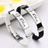 12 Signs Stainless Steel Bracelets Women Rubber Charm Zodiac Casual Personality Cuff Bracelets Charm Friendship Silicone Stainless Bracelet For Teen Girls Best Friend Jewelry