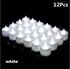 12/24/48pcs Flameless LED Tea light Tea Candles Wedding Light Romantic Candles  Realistic Tea Lights Candles LED Tea light Candles Flickering Bright Tea lights Battery Operated Candles Flameless Candles Lights for  Birthday Party Wedding Decorations