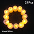 12/24/48pcs Flameless LED Tea light Tea Candles Wedding Light Romantic Candles  Realistic Tea Lights Candles LED Tea light Candles Flickering Bright Tea lights Battery Operated Candles Flameless Candles Lights for  Birthday Party Wedding Decorations