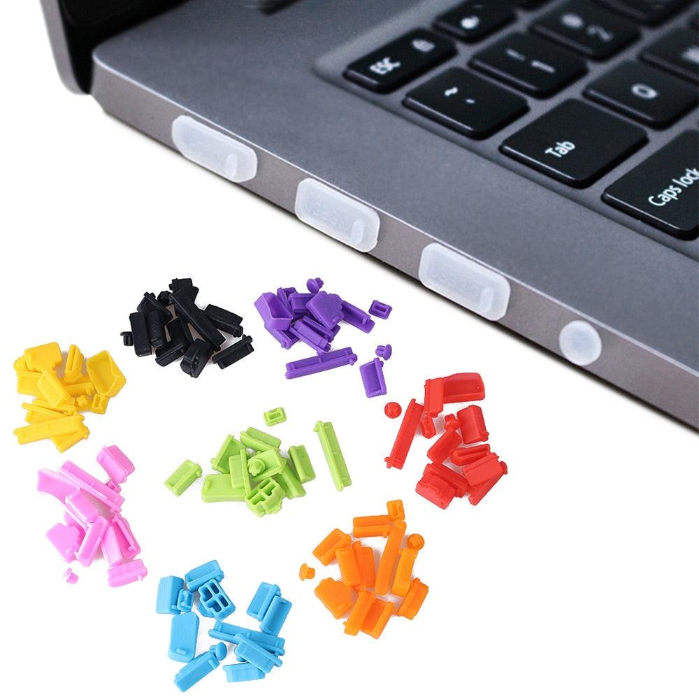 13Pcs Silicone Anti Dust Plug Stopper Universal Dustproof USB Port For Laptops Gaming Laptops Anti Dust Protective Plugs Gifts For Laptop Lovers