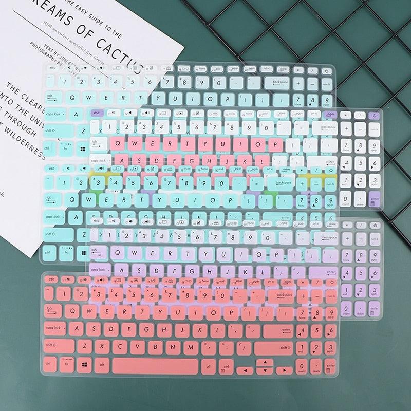 15.6 inch Notebook Laptop Keyboard Cover Protector Keyboard Skin Protector For Gaming Lovers Perfect Fit Silicone Skin Keyboard Covers For Laptops