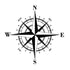 15cm*15cm Art Design Vinyl Compass Sticker Vinyl Decal Sticker Compass Stickers Decal for Car Hood Auto Body Side Door Compass Graphics Car Stickers Waterproof Vinyl Stripe Decal Sticker Car Stickers Decals Black/Silver