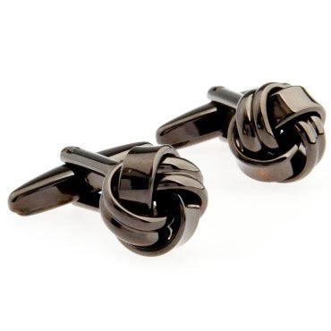 16 Designs Metal Knots Cufflink Unique Party Cuff Link For Wedding Business Gift Knot Stainless Steel Cufflinks For Dad Father Grand-Father Great Gift For Special Event