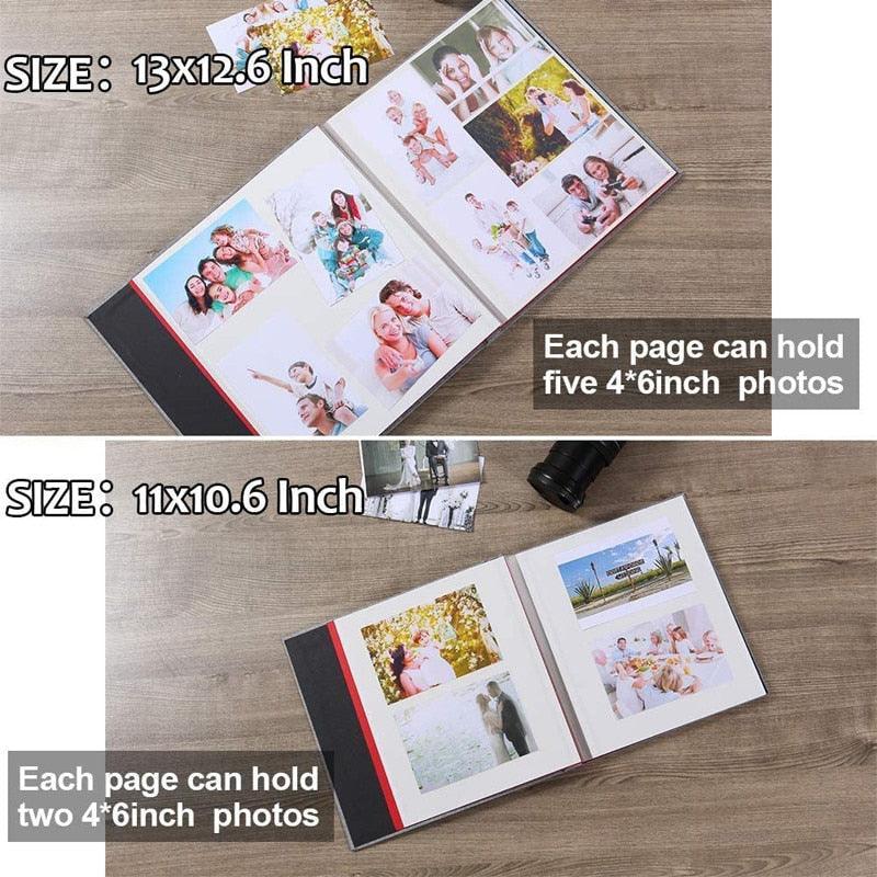 16 inch Linen DIY Photo Album Lovers Birthday Gift Wedding Photos Baby Photo Album Scrapbook DIY Photo Albums Family Scrapbook Albums Family Anniversary Gift For Couple