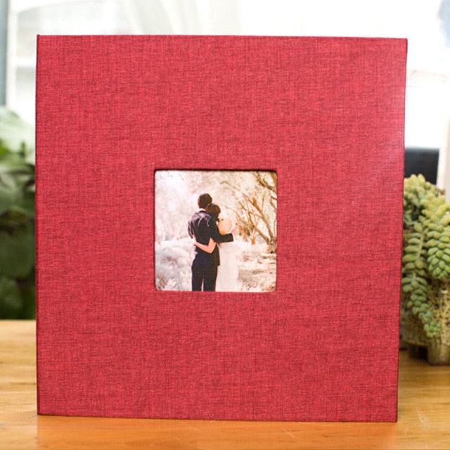 16 inch Linen DIY Photo Album Lovers Birthday Gift Wedding Photos Baby Photo Album Scrapbook DIY Photo Albums Family Scrapbook Albums Family Anniversary Gift For Couple