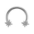 16G Butterfly Horseshoe Nose Rings Earrings Septum Ring Tragus Piercing Earring Hoop Lip Horseshoe Piercing Retainer Helix Hoop Ear Earring Nostril Piercing  Surgical Steel Horseshoe Circular Rings Nose Eyebrow Tragus Lip Ear Hoop Ring Piercing Jewelry