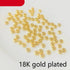 18k Gold Plated Spacer Beads For Bracelet Making Beads For Beading Jewelry Fittings Jewelry Making Supplies Rose Gold Filled Spacer Beads for Jewelry Making