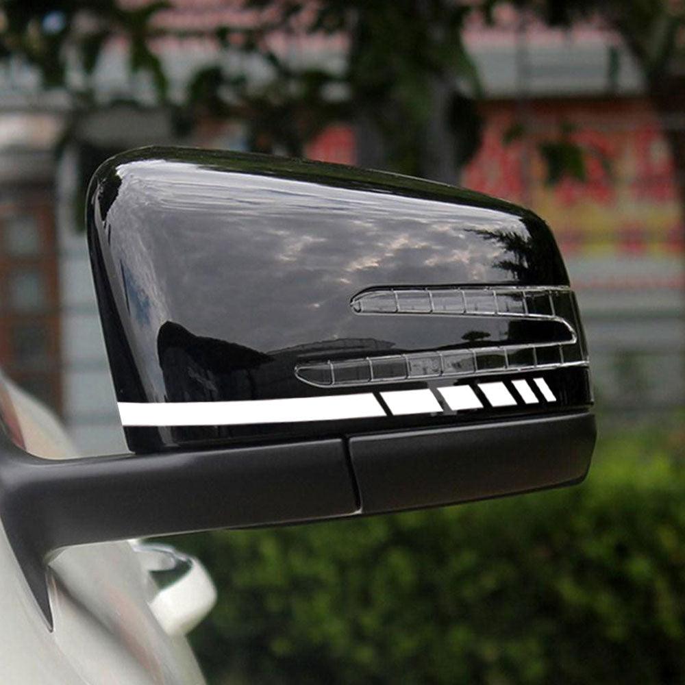 1Pair Car Rear View Mirror Sticker Reflective Decal Vinyl Sticker Decal Stripe Sticker  Car Rear View Mirror Stickers Car Body Stickers Waterproof Reflective Car Side Stickers Auto Side Stripe Decals  Side Mirror Reflective Decals Auto Rearview Stickers