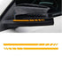 1Pair Car Rear View Mirror Sticker Reflective Decal Vinyl Sticker Decal Stripe Sticker  Car Rear View Mirror Stickers Car Body Stickers Waterproof Reflective Car Side Stickers Auto Side Stripe Decals  Side Mirror Reflective Decals Auto Rearview Stickers