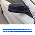 1Pair Car Rear View Mirror Sticker Reflective Decal Vinyl Sticker Decal Stripe Sticker  Car Rear View Mirror Stickers Car Body Stickers Waterproof Reflective Car Side Stickers Auto Side Stripe Decals  Side Mirror Reflective Decals Auto Rearview Stickers