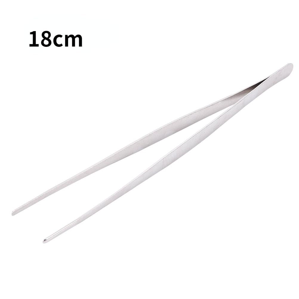 1PC Barbecue Accessories Food Tongs Food Clip Stainless Steel Tweezers Clip Buffet Restaurant Tools Kitchen Gadgets Stainless Steel Barbecue Tweezers