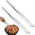 1PC Barbecue Accessories Food Tongs Food Clip Stainless Steel Tweezers Clip Buffet Restaurant Tools Kitchen Gadgets Stainless Steel Barbecue Tweezers