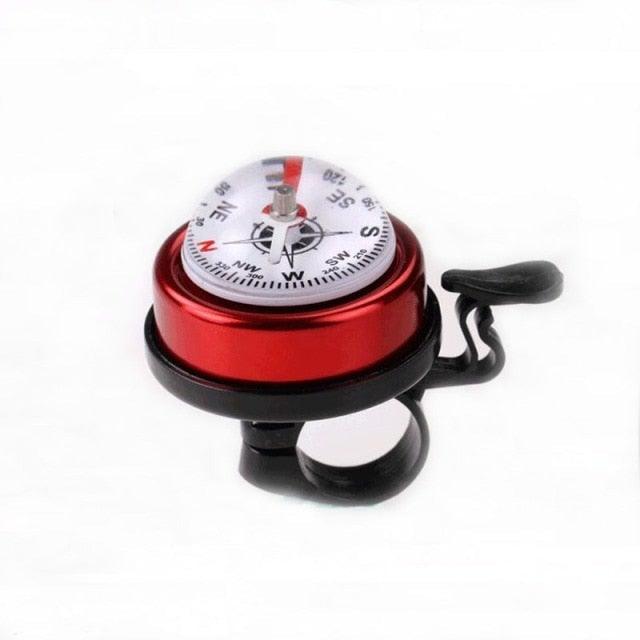 1PC Bicycle Bell Bike Compass Bicycle Bells Mountain Bike Handlebar Compass Ring Aluminum Cycling Bicycle Accessories Bike Horn Bicycle Bell Aluminum Alloy Ring Bell Horn Sound Alarm Mountain Bike Bell Compass Bell Riding Equipment Accessories