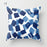 1pc Blue Geometric Landscape Pillowcase Waist Throw Cushion Cover Sofa Printed Navy Blue Throw Pillow Covers Sea Texture Cushion Cover Elegant Decor Square Pillows Covers Car Home Decor 45x45CM