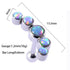 1PC Cluster Ear Tragus Helix Cartilage Piercing Surgical Steel Opal Nose Ring Septum Clicker Earring Labret Jewelry Nose Hoop Rings Hinged Ear Nose Septum Piercing Women Men Nose Tiny Helix Cartilage Tragus Ring Body Jewelry