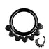 1PC Double Layers Steel Clicker Segment Nose Hoop Rings Hinged Ear Nose Septum Piercing Women Men Nose Tiny Helix Cartilage Tragus Ring Body Jewelry Fake Crystal Nose Piercing Body Jewelry Floral Nose Hoop Nostril Nose Ring